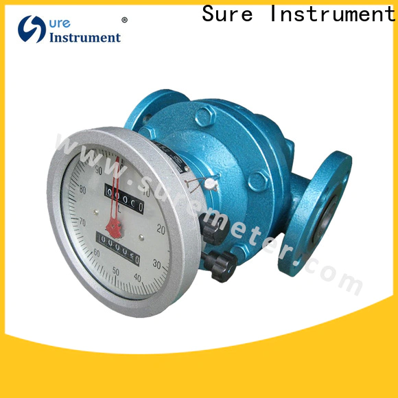 Sure oval gear flow meter manufacturer for gas