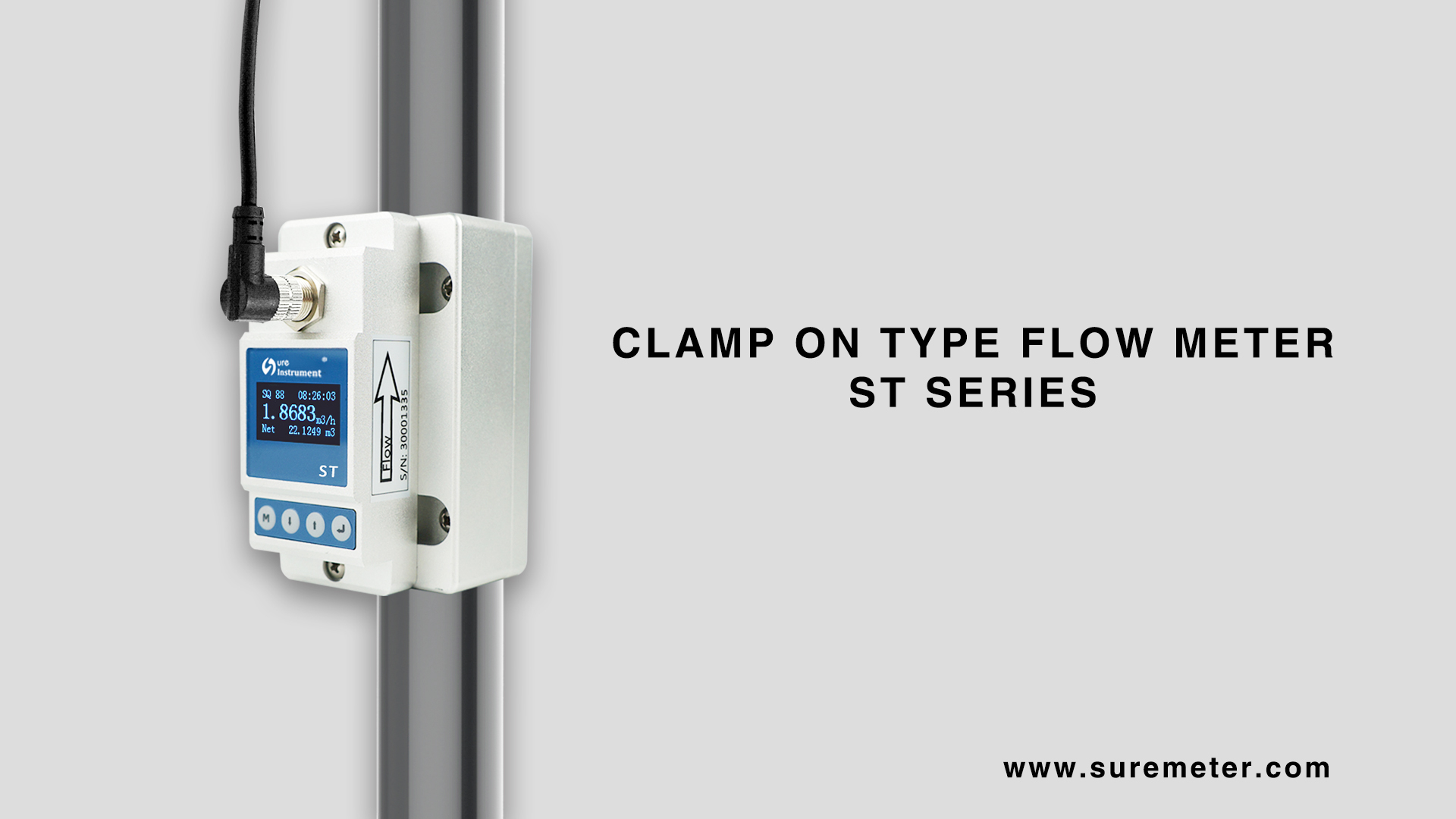 ST series clamp on type flow meter