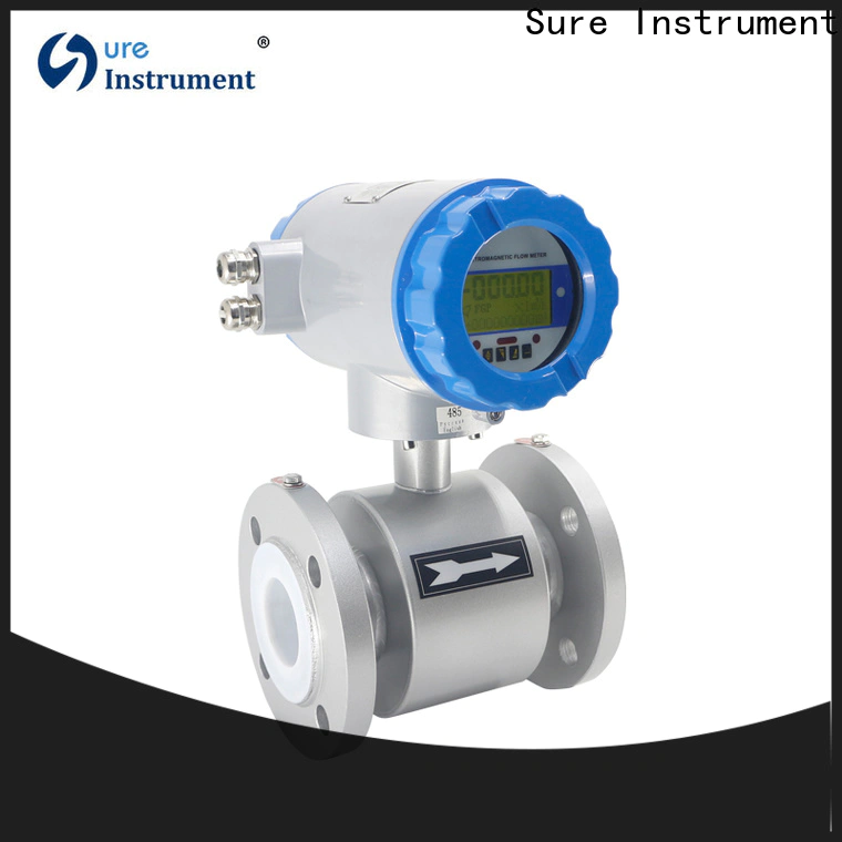 Sure professional magnetic flowmeter supplier for water