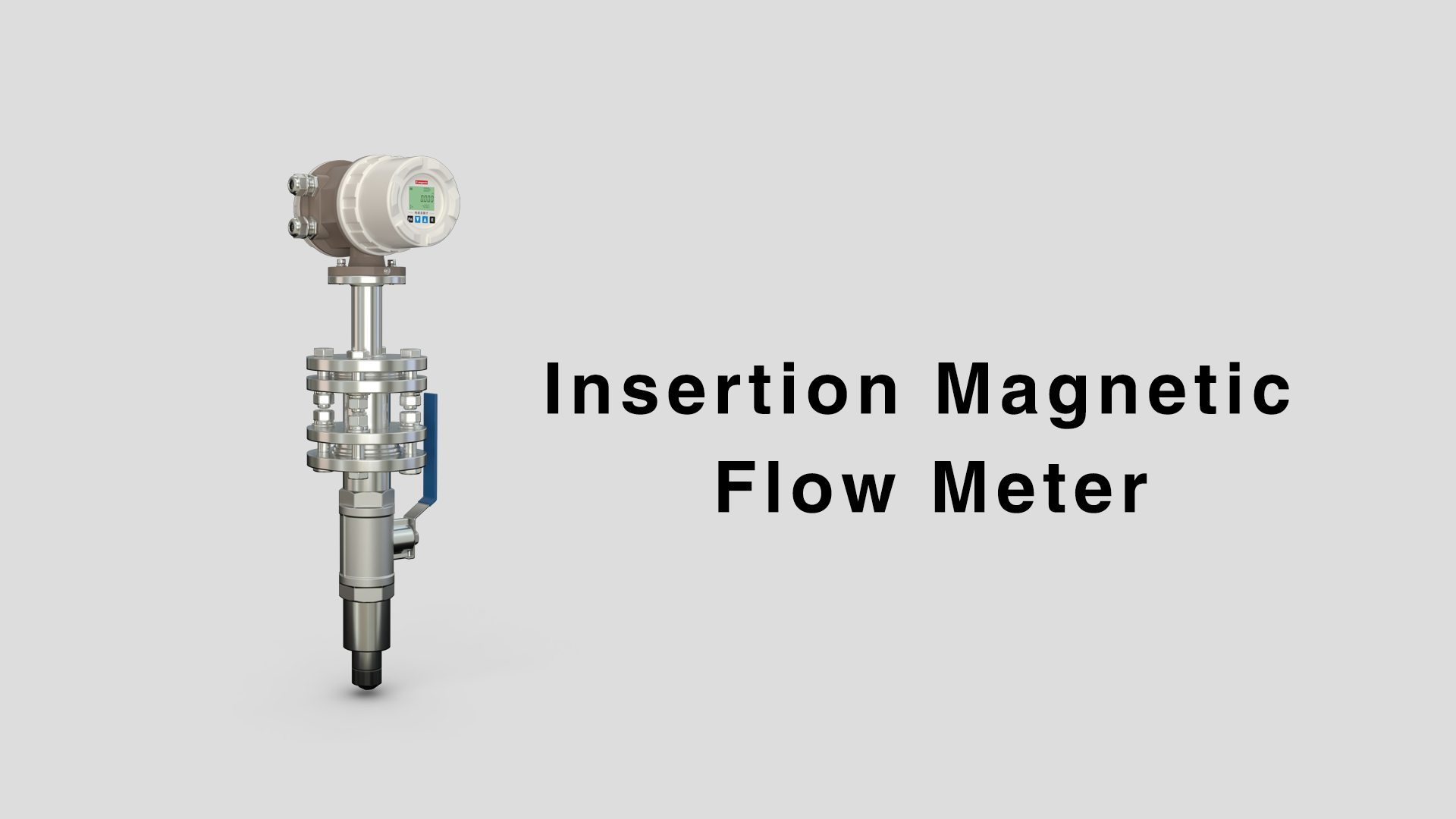Caudalímetro magnético de inserción